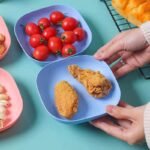 10pcs Colorful Bati/plates Set with Tray Holder