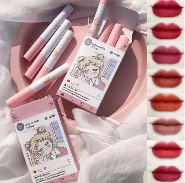 Little Monster 8pcs Lipstick set