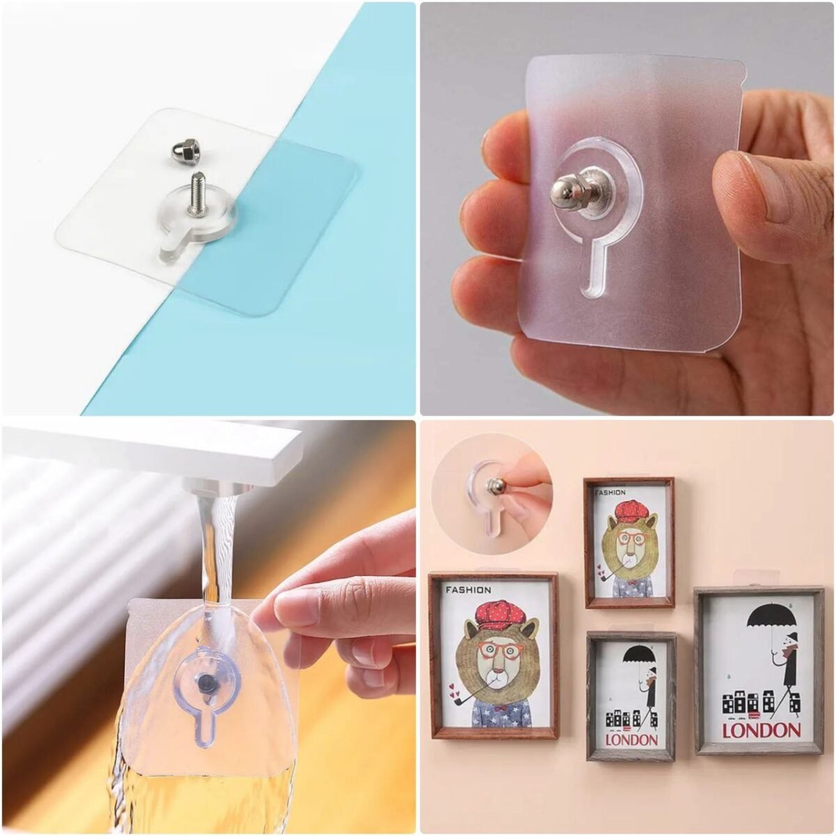 Transparent Wall Nut Hook